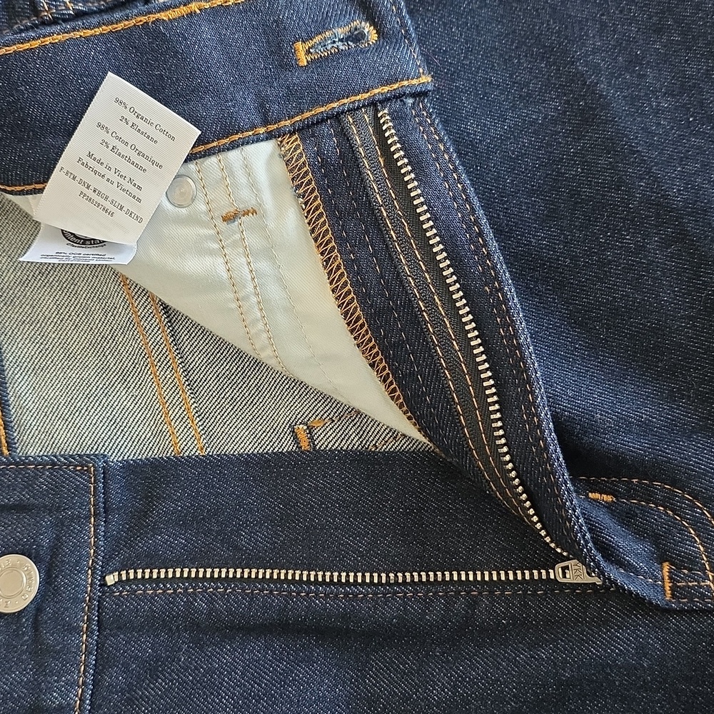 NEW Everlane The Way-High Slim Jean  Size 29S Dark Indigo - Picture 16 of 16